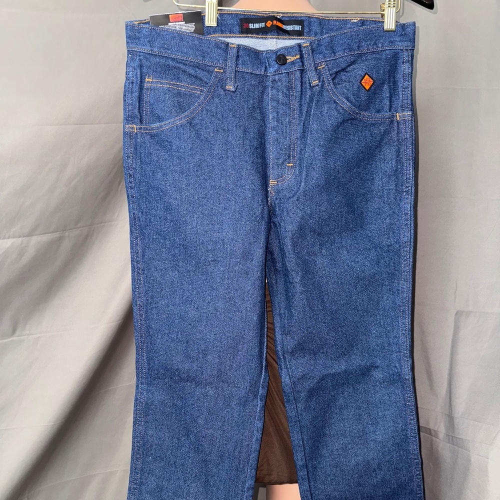 Wrangler FR Flame-Resistant CAT 2 Slim Fit Jeans Size 33 x 30